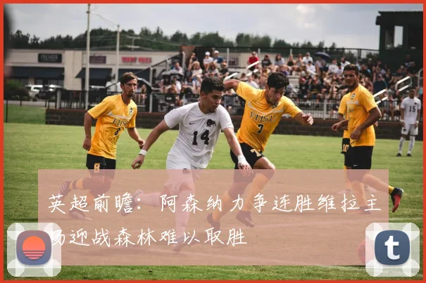 英超前瞻：阿森纳力争连胜维拉主场迎战森林难以取胜